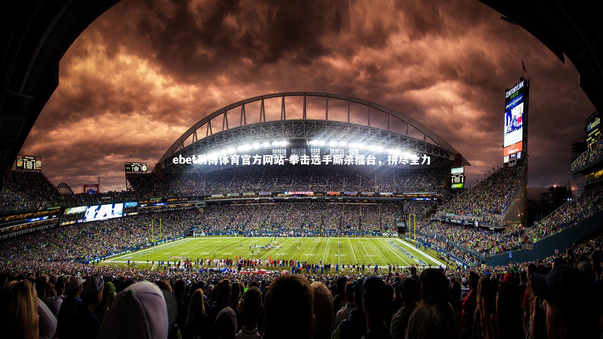 拳击选手厮杀擂台，拼尽全力